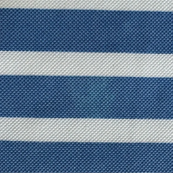 Vintage Lacoste Blue Striped Polo Shirt - Picture 11 of 12